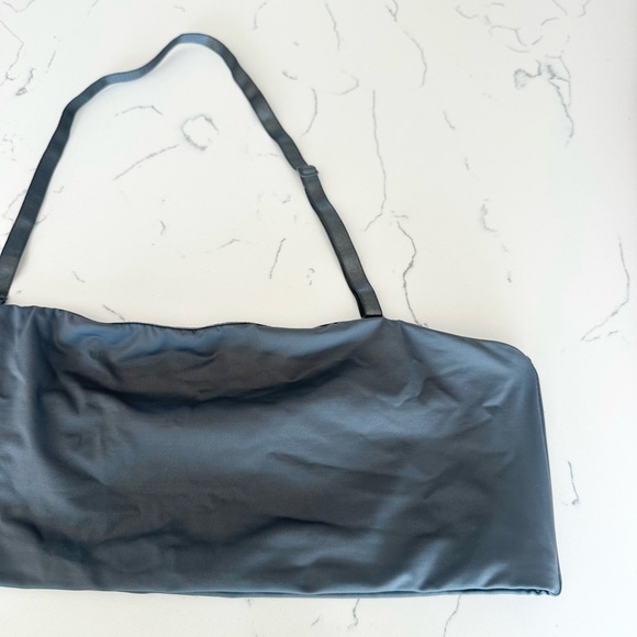 NWT Skims Swim Bandeau Halter Bikini Top Gunmetal 2X - Picture 6 of 9